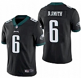 Nike Eagles 6 DeVonta Smith Black 2021 Draft Vapor Limited Jersey Dzhi,baseball caps,new era cap wholesale,wholesale hats